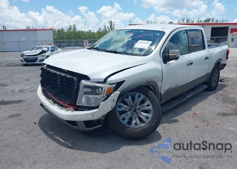 2018 Nissan Titan Platinum Reserve из США, поврежденный, VIN 1N6AA1E69JN549461